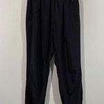 TNA Aritzia Women’s Black Zipper Hem Lightweight Riley Jogger Pants Size XS Photo 0