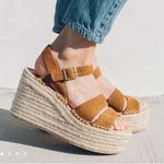 Soludos Anthropologie  Como Platform Walnut Espadrilles sandals Photo 3