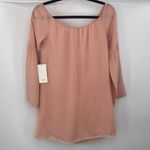 Tobi New  Cindy Blush Pink Balletcore Style Baby Doll Dress Size XS Photo 3