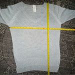 Piccola Bela NWT Women’s Size M Gray Silver Shimmery V Photo 5