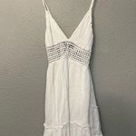 Forever 21 white double lined sheer mini dress Photo 7