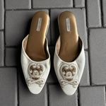 Bottega Veneta Leather Embroidered Emblem House Slippers Size US 6 Photo 3
