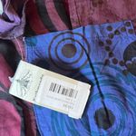 Kathmandu Imports  Romper Overalls Shorts Purple Patchwork Pattern Unisex NWT Photo 2