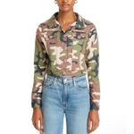 Cinq à Sept  Camo Cropped Jacket Photo 6