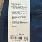 Lululemon  Dance Studio Mid Rise Jogger in True Navy Size 4 NWT Photo 2