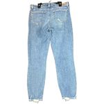 Paige  Hoxton‎ Crop Blue Jeans Womens 31 Distressed Raw Hem Denim Trendy Comfort Photo 2
