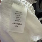 Ellos Women’s 26 White Linen Pants New LagenLook Minimalist Photo 4