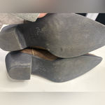 Roper Alisa Snip Toe Cowboy Boots Glitter Underlay Faux Leather Size 11 Western Brown Photo 4