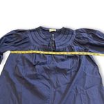 Universal Threads NWOT Cornflower Blue Balloon Sleeve Crochet Yoke Blouse Top New Photo 5