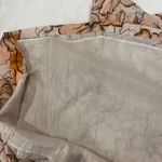 Amalie Floral Print Linen Blend Tea Length Dress Resort Wear Size 6 Orange Photo 14