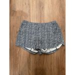 Athleta  Women's Medium Running Shorts Blue White Athletic‎ Gym Workout Photo 1