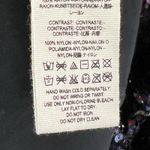 Free People  Sequin Illusion Dress L Black Fit Flare Cocktail Goth Glam Showgirl Photo 13