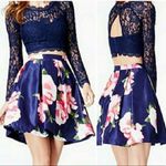 Sequin Hearts Ultra Mini Floral puffy skirt Photo 1