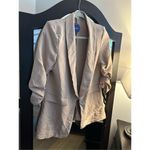 SweatyRocks NEW Tan 2 Pc Ruched Sleeve Blazer & Pant Career Suit Set M Photo 7