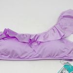 Seafolly Shine On Gathered Retro Bikini Bottom Brief Size 10 Eden Blue NWT Photo 1