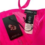 Sincerely Jules Hot Pink Lace Satin Push Photo 4