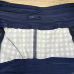Lands' End Land’s End X Draper James Blue 5” White Gingham Unlined Swim Shorts Size 12 Photo 3
