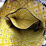 Vera Bradley Retired Baroque Large Tote Bag Black White Yellow Photo 11