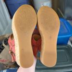 Kork-Ease  Austin Wedge Sandals Red Leather‎ Heel Slingback Women's 10 Comfort Photo 6