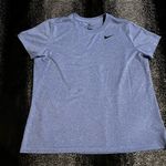 Nike Womens XL The Tee Short Sleeve Tshirt- heathered blue Photo 0