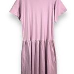 Eileen Fisher Vintage 80's Mauve Pink Babydoll T-Shirt Dress Photo 6