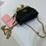 Juicy Couture  Black and Gold Mini Bag with Quilted Design Photo 15