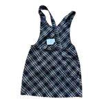 Forever 21  Women Plaid Overall Mini
Dress Multicolor L Photo 3