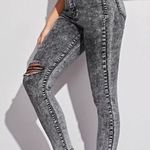 SheIn High Waisted Acid Wash Skinny Jeans Photo 1