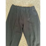 Soft Surroundings Women’s S Pull On Elastic Waist Black Tapered pleated pants Photo 3