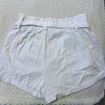 LA Hearts White Linen Shorts Photo 1