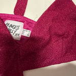 Princess Polly  Vibrant Pink Cutout Halter Dress in Size 6 Photo 5