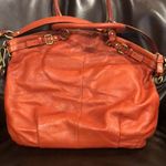 Coach  Copper Orange Leather Hobo Satchel Crossbody Shoulder Bag Vintage Photo 3