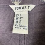 Forever 21 Grey Textured Long Sleeve Button Up Shirt Dress Photo 2