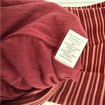 Marine layer  Medium Lexi Rib Daytime Midi Dress in Ruby Wine Multi Stripe Photo 4