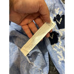 ZARA Tribal Embroidered Chambray Peasant top Linen Blue Long sleeve XS SOLD OUT Photo 7