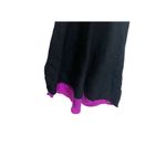 Milly Women's Knit Black Sleeveless Fit & Flare Dress Size S/P Hi Low Hem Photo 2