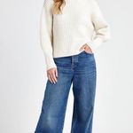 Splendid  white cashblend Ribbed Sweater Photo 3