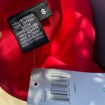 Dana Buchman  Red Pineapple Print Dress size 8 Photo 4