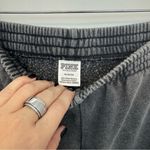 PINK - Victoria's Secret Victoria’s Secret  PINK heathered gray elastic Sweatpants jogger medium Photo 4