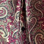 Violet+Claire  Paisley Print Tunic Floral Border Lightweight 3/4 Sleeve Pink M Photo 7