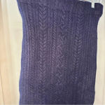 Ralph Lauren  Skirt Wool Cashmere Blend Sweater Skirt Navy Blue Sz M Photo 2