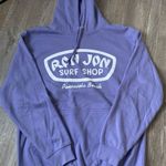 Ron Jon  Surf Shop Pensacola Beach Pullover Sweatshirt Hoodie Purple White Size M Photo 0