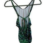Nasty Gal Nwt Palm Animal Print Strappy Back Swimsuit Photo 1