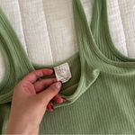 Full Tilt  Green Crop Tank Top Photo 1