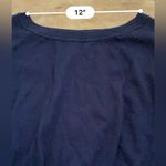 We The Free Free People ‎ Women’s Lg Navy Cuddle Bubble Cropped Pullover Photo 11