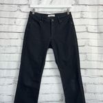 Ann Taylor LOFT Curvy Straight Leg Jeans Mid Rise Black Women’s 2 Stretch Denim Photo 5