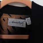 Adrianna Papell VTG Womens Silk Blouse Size 10 Brown Animal Print Retro Fall Photo 4