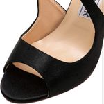 Elegant Park Black Strappy Peep Toe Heels Sz 7.5 Photo 3