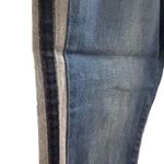 Lolo Women's Ankle Jeans Size 11 Blue Side Stripe Stretch Denim Photo 4