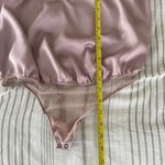 Abercrombie & Fitch Bodysuit size Medium Pink Lace Trim Coquette Y2K Romantic Photo 7
